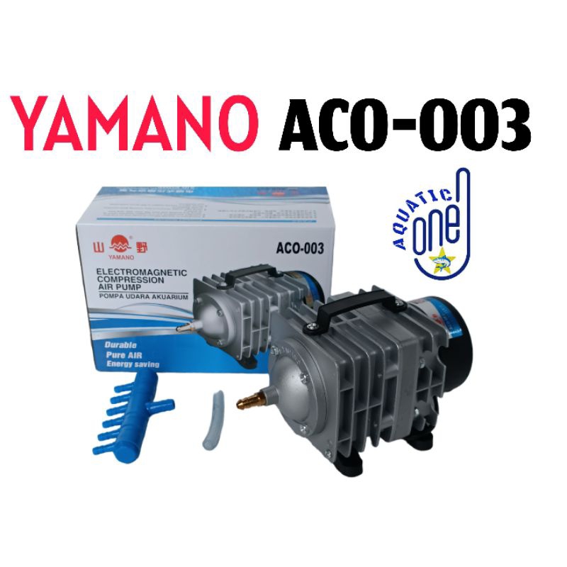 YAMANO ACO-003   : Airpump 6Lubang hi blow  kolam akuarium aerator air pumo aquarium mesin pompa gel