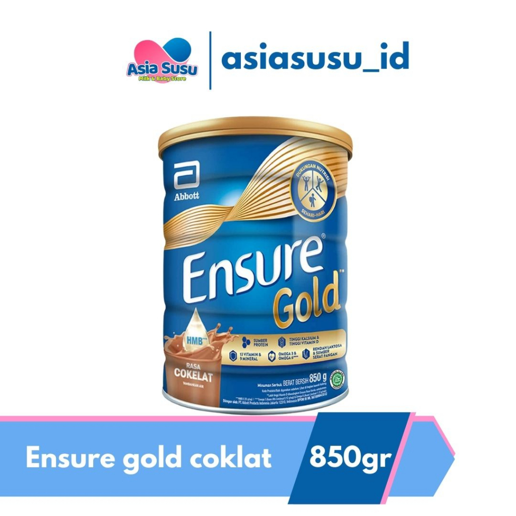 

ENSURE GOLD COKLAT VANILA GANDUM 400GR 850GR