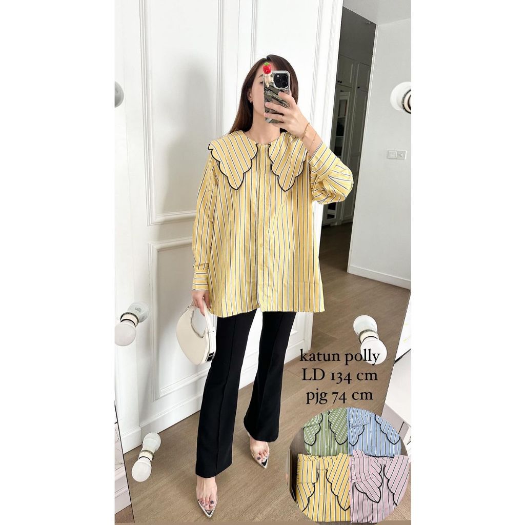 Baju Impor/Baju Kantor/Baju Casual/Baju Wanita/Kemeja Wanita - KODE 026