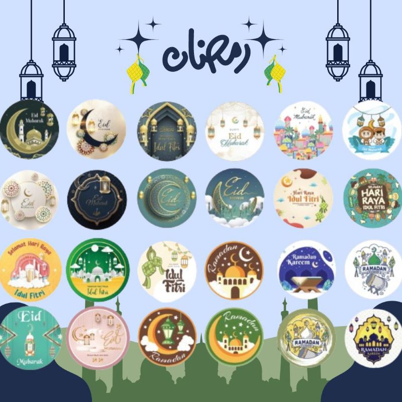 

(20pcs) Motif MIX STIKER lebaran hampers gift toples Idul Fitri Ramadhan 2024 (Part 1)