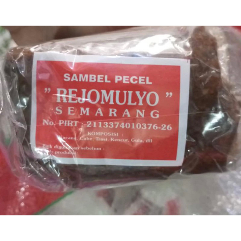 

Sambal Kacang Rejomulyo 1 pcs isi 200gr | Sambal Pecel Rejomulyo 200gr | Sambal Rejomulyo 200gr | Sambal Rejomulyo | REJOMULYO | Sambal Kacang | Sambal Kacang Pedas | 1pcs x 200gr | Sambal Pecel