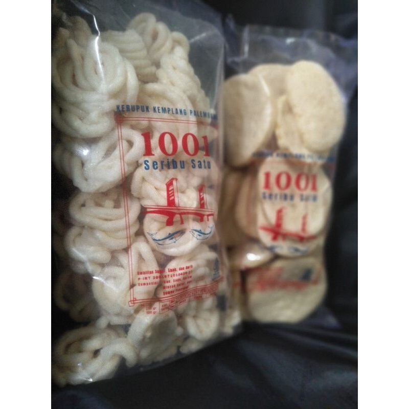 

KERUPUK+KEMPLANG(mini/besar) ASLI PALEMBANG kwalitas SUPER 500gr