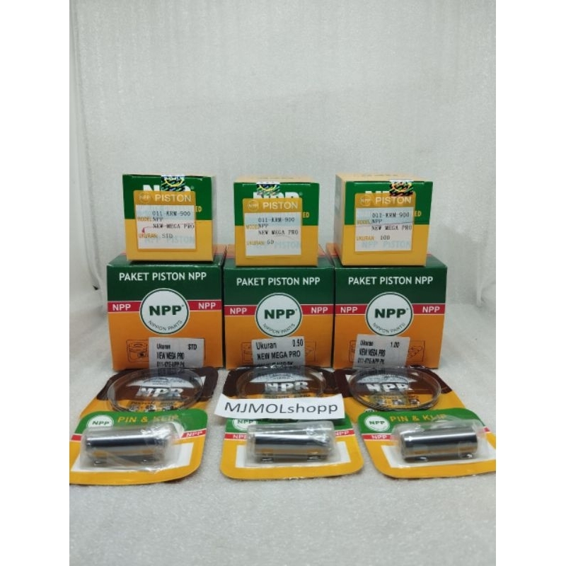 PISTON KIT PAKET PISTON NPP HONDA MEGAPRO NEW MEGAPRO MONOSHOCK VERZA OS STD STD 50 100