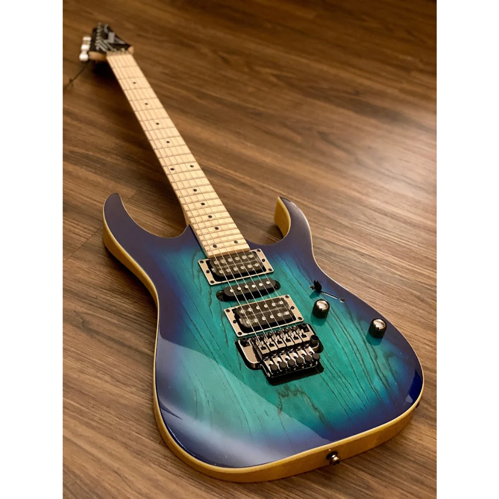 IBANEZ ORIGINAL RG370AHMZ Up Down Blue Moon Burst - RG 370 AHMZ RG370 AHMZ