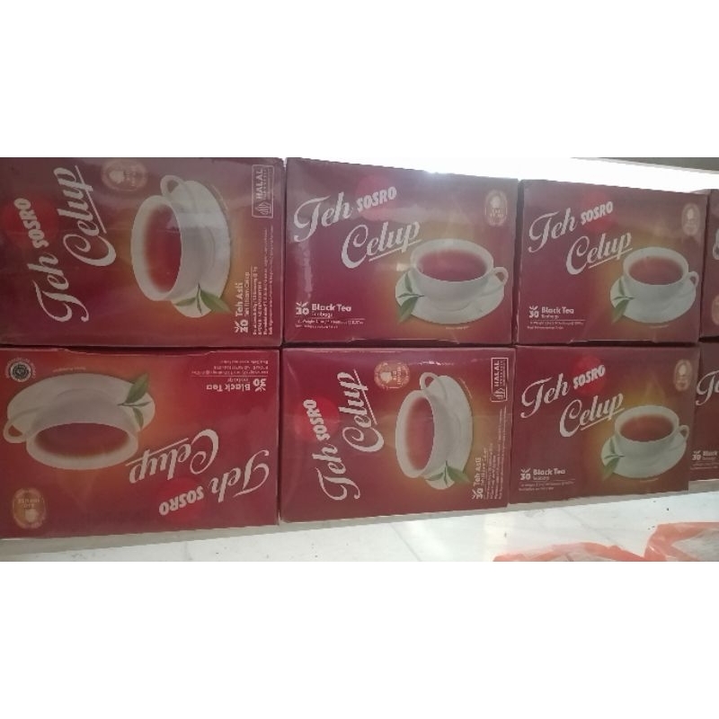 

Teh Celup SOSRO isi 30 kantong celup / 1 pack (box)