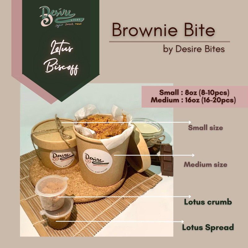 

Brownie Bite by Desire Bites