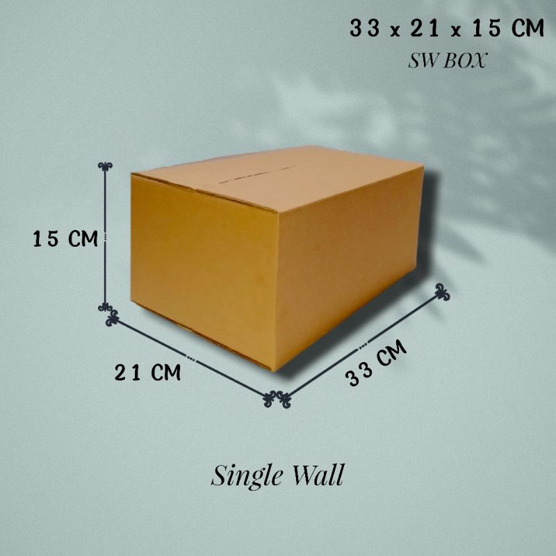

Kardus Ukuran 33x21x15 CM Box untuk packing ST