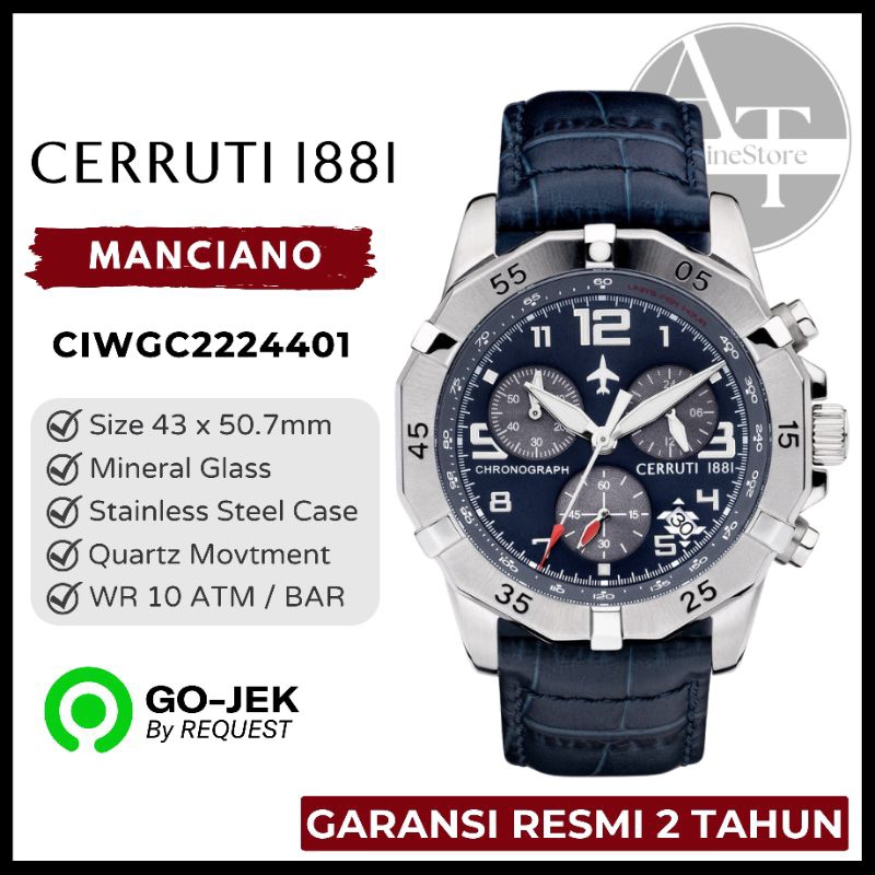 Jam Tangan Pria Cerruti 1881 Manciano CIWGC2224401 ORIGINAL Resmi