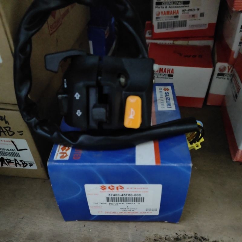 saklar kiri thunder 125 new ori suzuki