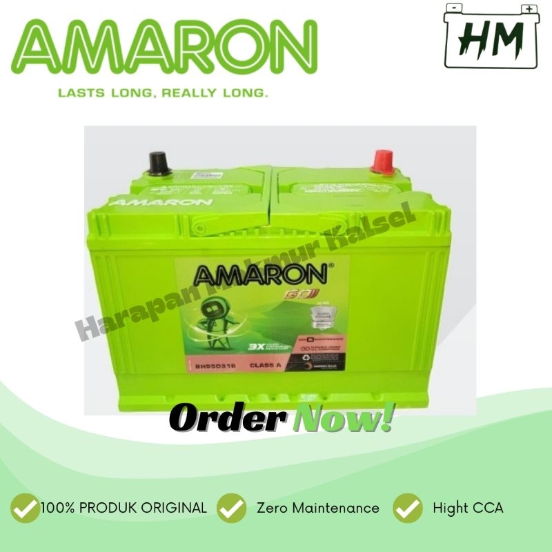 Aki Mobil N70Z 75 ah/Amaron Go 95D31R