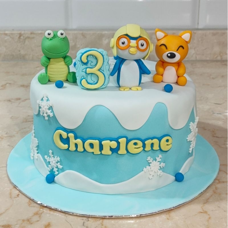 

Pororo & Friends Birthday Cake