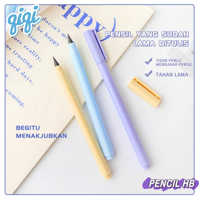 

pensil abadi/pensil eternal/Pencil tanpa batas/pensil tidak bisa patah - Qiqi Treasure
