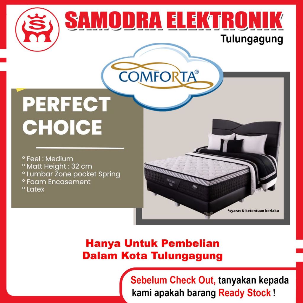 (Mattras) Spring Bed COMFORTA Perfect Choice Uk 160x200