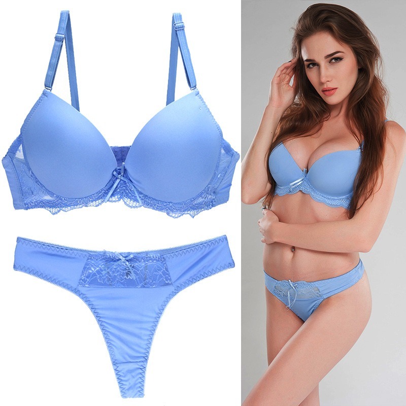 HOT DEALS BRA SET RENDA SEKSI KR077 MODEL EROPA DAN AMERIKA DENGAN UKURAN BESAR, SET BRA WANITA