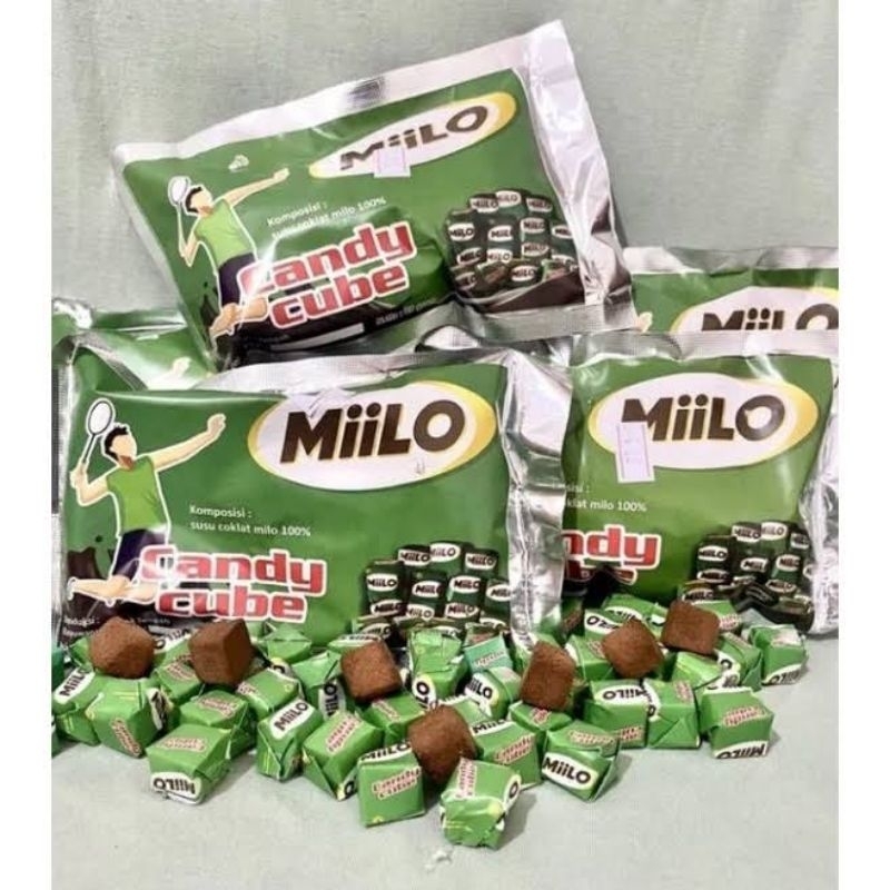 

(Ready stok) Permen Milo/Miilo Candy Cube Lokal isi 50 pcs Kemasan Murah