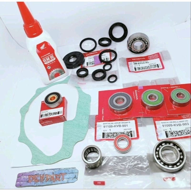 Paket Bearing Rasio gear box Gardan 10PC K44 Original Beat esp Beat street Beat pop Scoopy esp Scoop