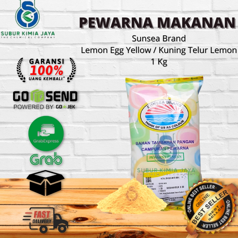 

PFG953 Terlaku Pewarna Makanan Lemon Egg Yellow 2112 1Kg