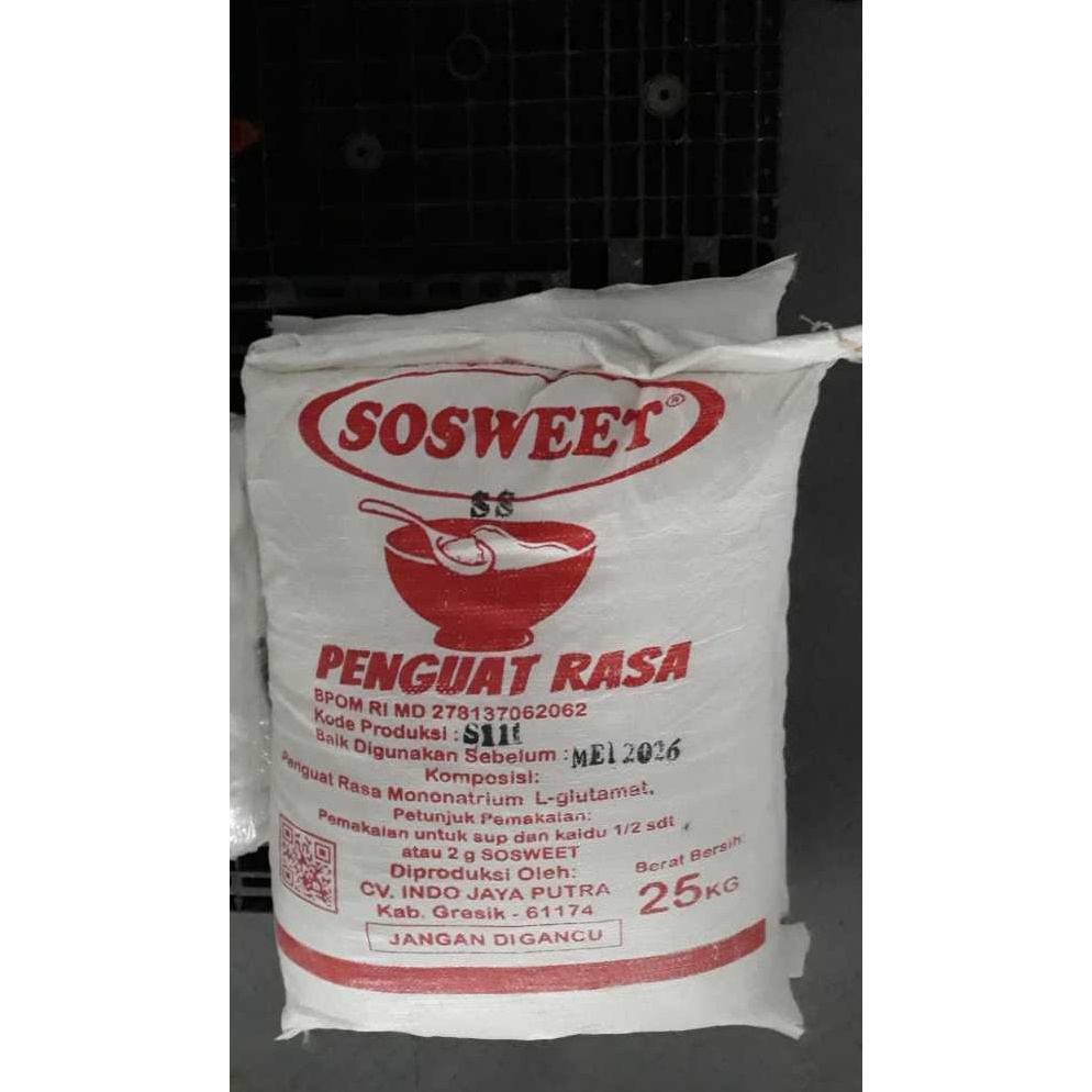 

YMK631 Terbaru MSG Ex SoSweet Monosodium Glutamate Micin 25 Kg