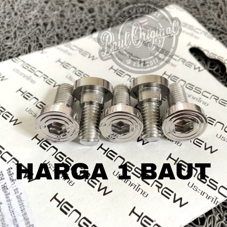 Barang baru baut disk disc cakram piringan probolt ulir garis drat 12 knob bushing knop bos bosh ori