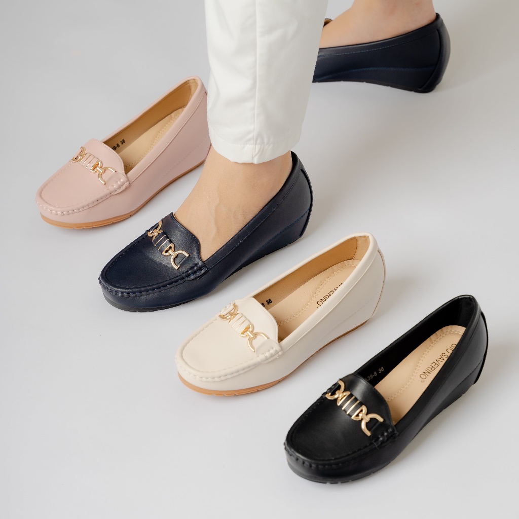 Gio Saverino Sepatu Wanita Wedges Korea Fenny