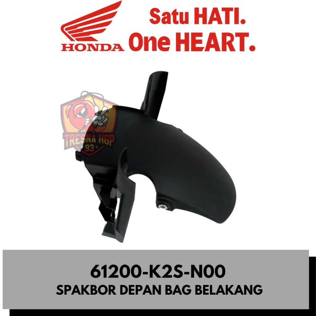 61200-K2S-N00 SPAKBOR DEPAN BAG BELAKANG VARIO 160 K2S ORIGINAL | FENDER B COMP FR 61200K2SN00
