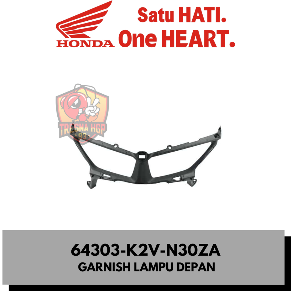 64303-K2V-N30ZA GARNISH LAMPU DEPAN NEW VARIO ESP 125 K2V ORIIGNAL | GARNISH FR 64303K2VN30ZA