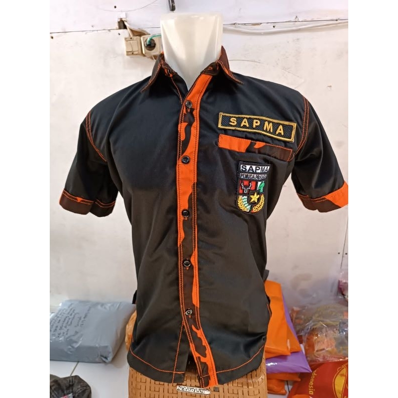 kemeja SAPMA BORDIR TIMBUL PEMUDA PANCASILA