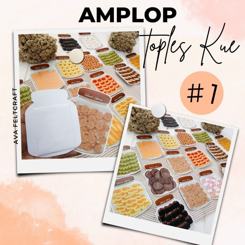 

AMPLOP LEBARAN TOPLES KUE LUCU