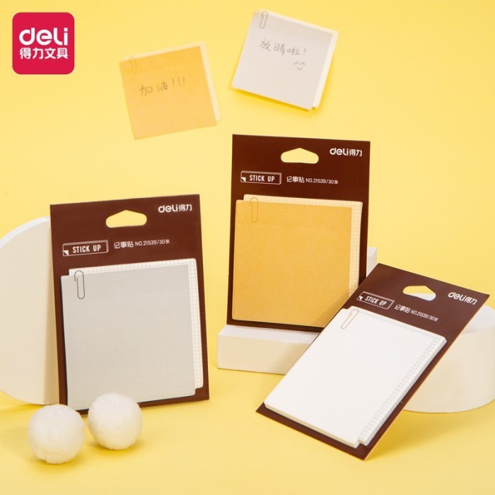 

Deli Sticky Notes Memo Stick No.21539 - Putih