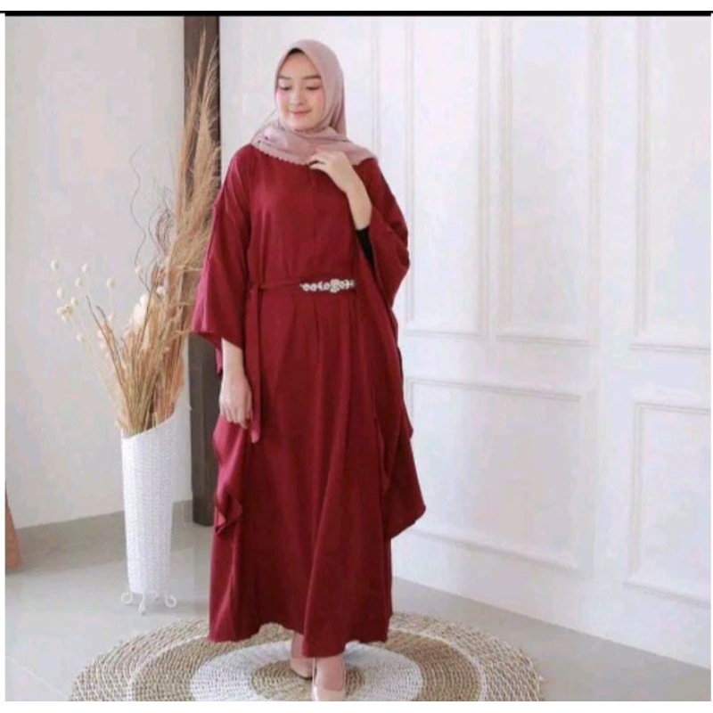 NE-Nz/ Gamis Kaftan termurah/kaftan lebaran