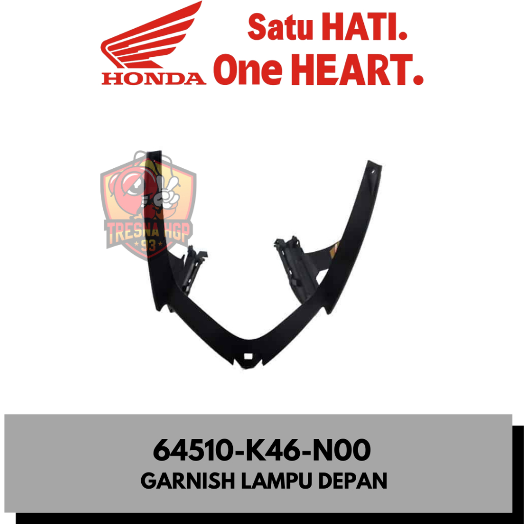 64510-K46-N00 GARNISH LAMPU DEPAN VARIO 110 FI ORIGINAL | GARNISH FR 64510K46N00