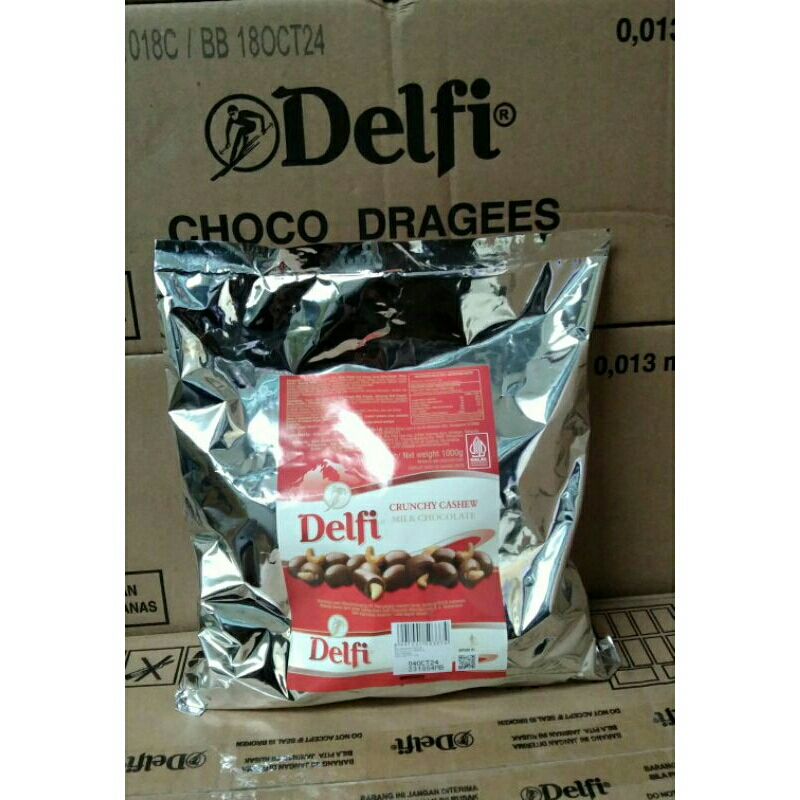 

Coklat Delfi Golden Almond Crunchy Cashew 1 Kg Milk Chocolate