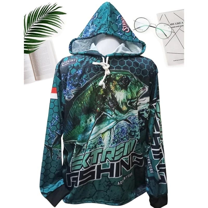 BAJU JERSEY MANCING PAKAI TOPI