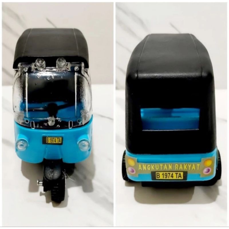 Mainan anak Bajaj - Miniatur Pullback Bajaj anak edukatif