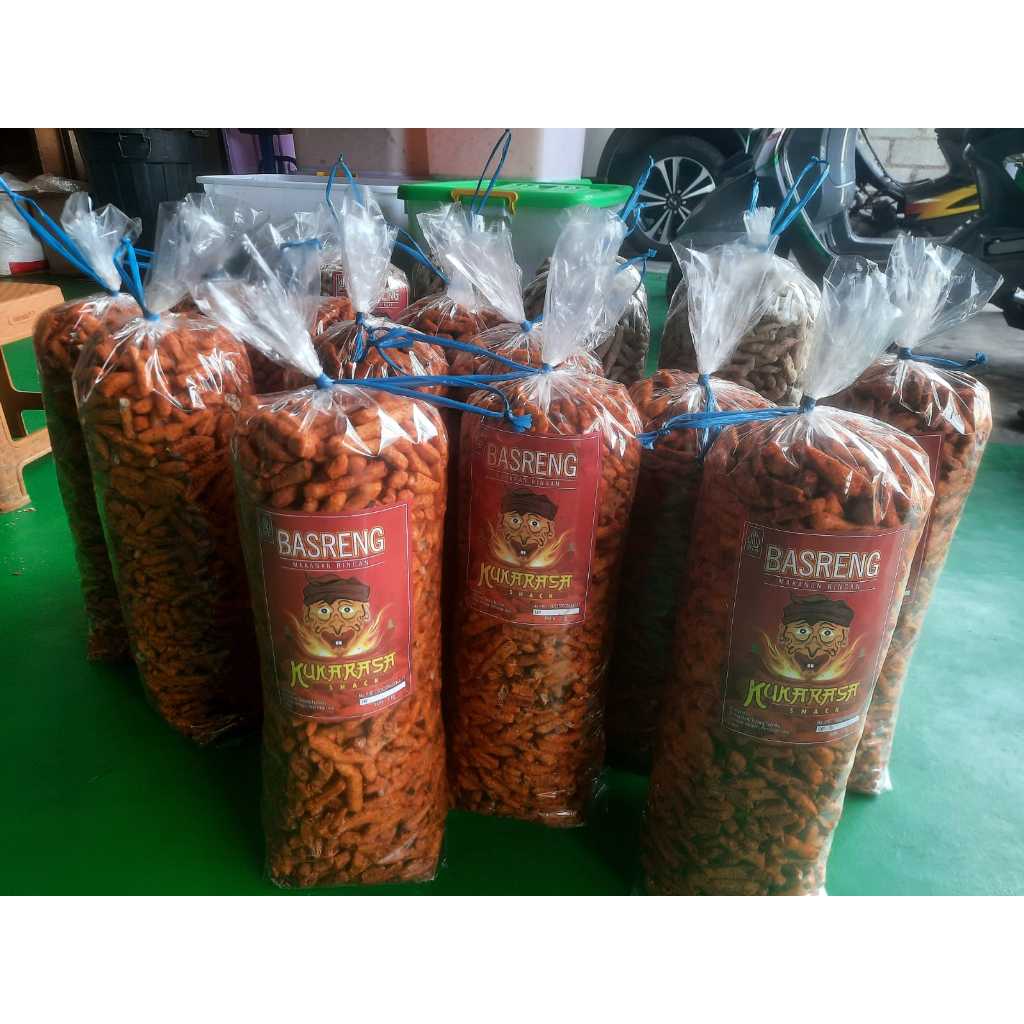 

1 Ball isi 2 kg basreng pedas / basreng original (kukarasa snack)