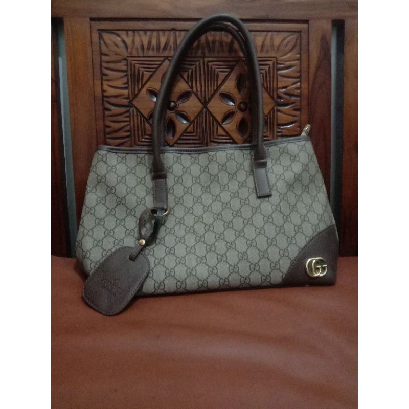 Tas  tote preloved gucci