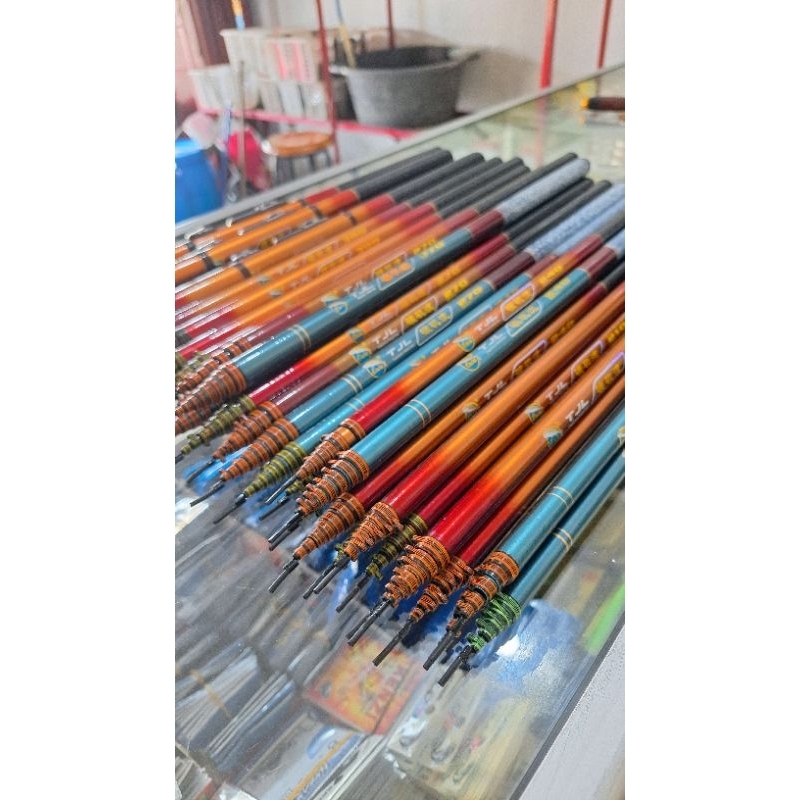JORAN ORCA TJL/XIA GUANG SET KOLONG | TEGEK FIBER MURAH SET RING KOLONG | TEGEK MICRO FISHING/WADER 