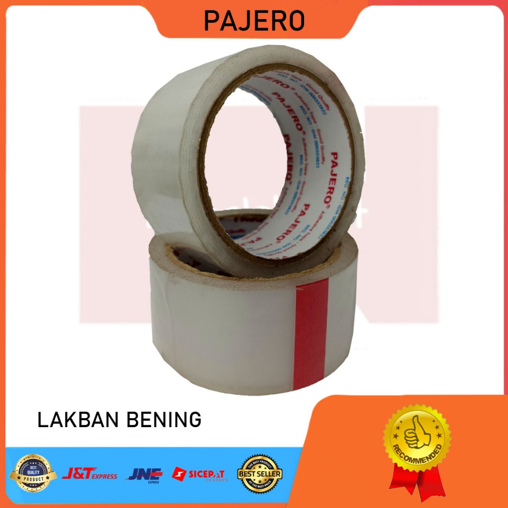 

LAKBAN PAJERO BENING-1PJ LAKBAN SEAL TAPE ISOLASI BESAR SOLASI STATIONARY STATIONERY ALAT TULIS SEKOLAH KANTOR