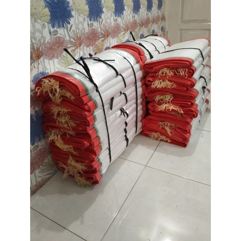 Karung Beras Baru 25kg 1 ikat 50 pcs