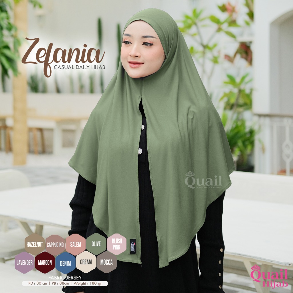 ZEFANIA JILBAB INSTAN by QUAILHIJAB