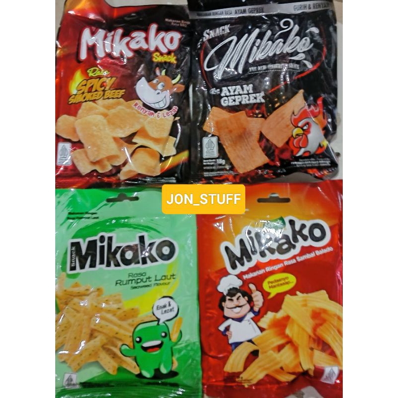 

Snack Mikako 4 varian isi 4