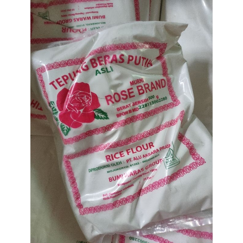 

Tepung Beras Rose Brand 500gr