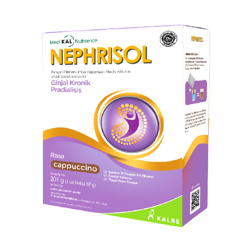 

NEPHRISOL CAPPUCCINO 201 GR SUSU PANGAN OLAHAN GINJAL KRONIK PRADIALISIS