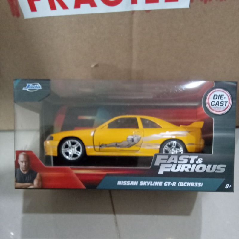 nissan skyline gtr bcnr33 jada fast furious