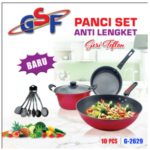 1 set panci anti lengket