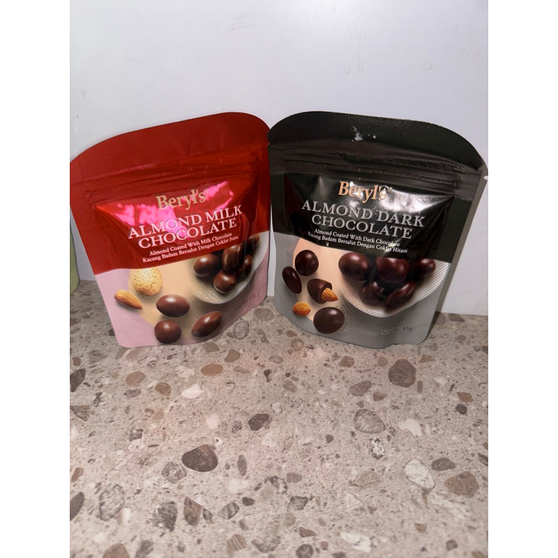 

beryls almond kemasan pouch 45 gr