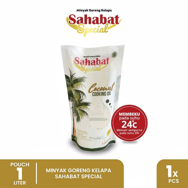 

MINYAK GORENG KELAPA SAHABAT SPECIAL | COCONUT COOKING OIL 1 LITER