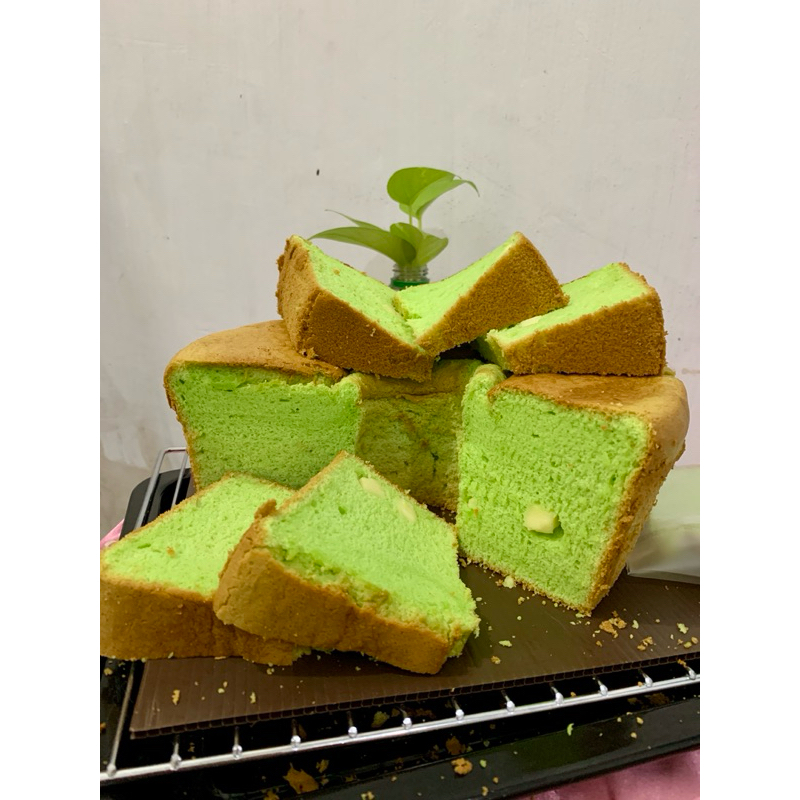 

Chifon Pandan Kue Bolu Lembut rasa Pandan