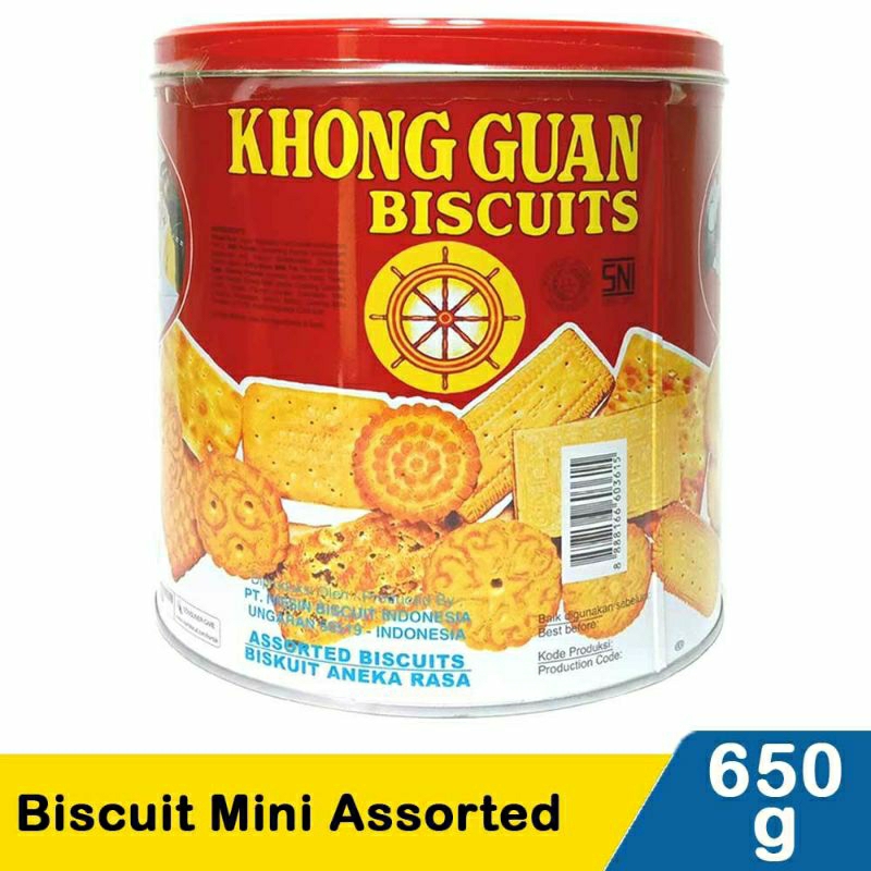 

Khong Guan mini biskuit assorted 650gr