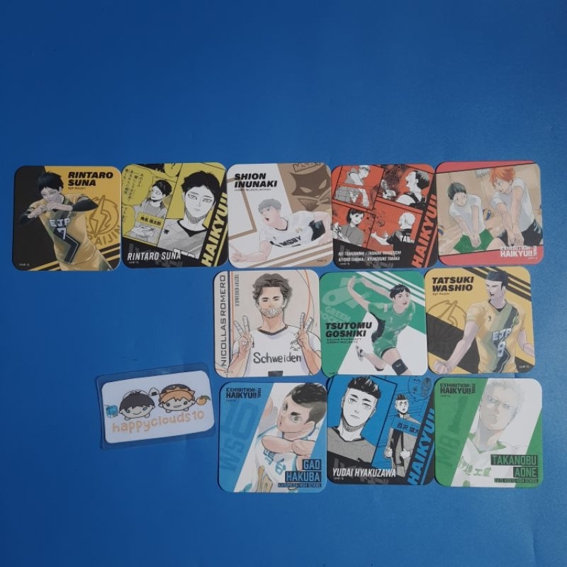 [READY STOCK] HAIKYU COASTER OFFICIAL TIME SKIP V.LEAGUE HAIKYUU HQ